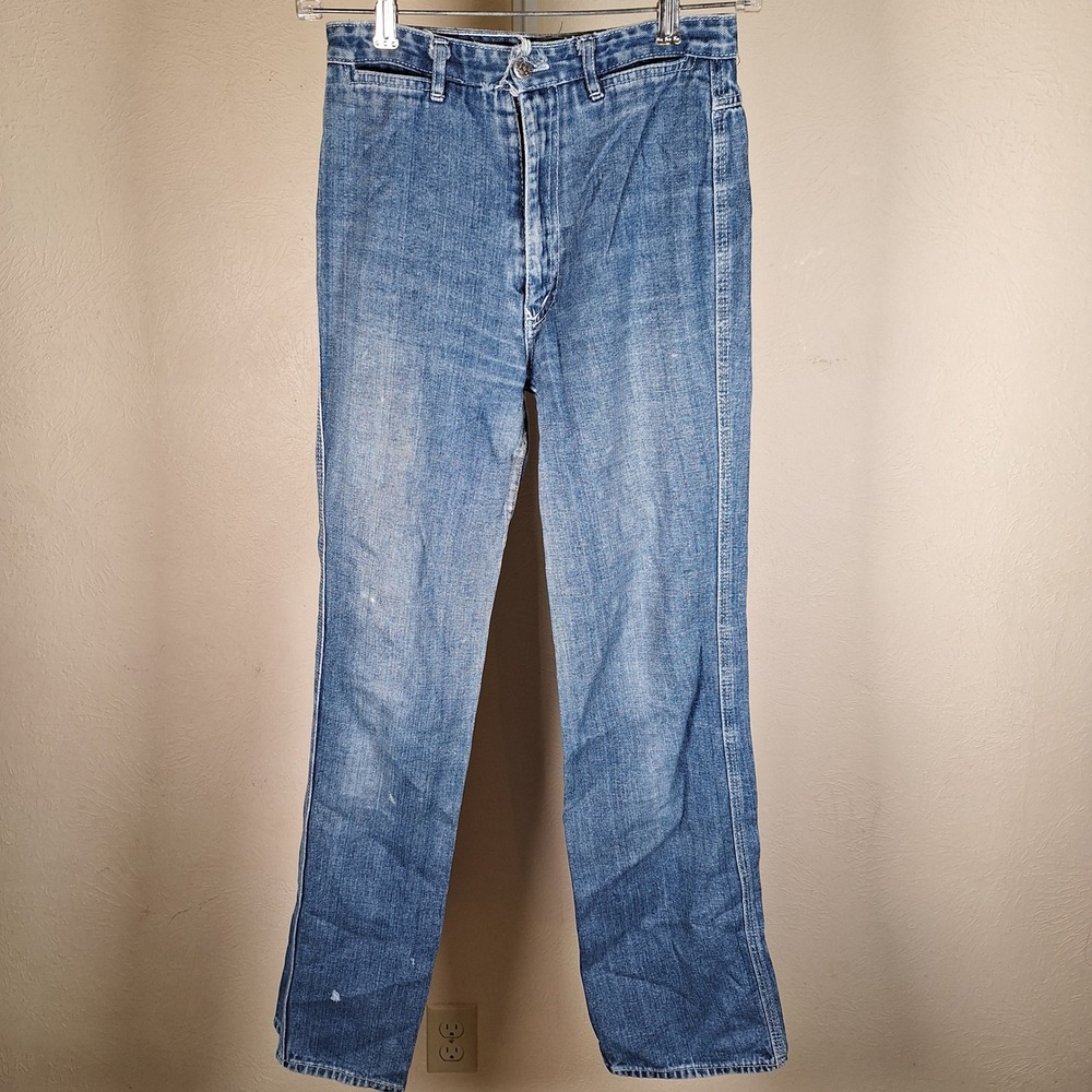 Nest Ce Pas Youth Girls Vintage‎ 70s 80s Jeans High Rise Flare Bell Bottom